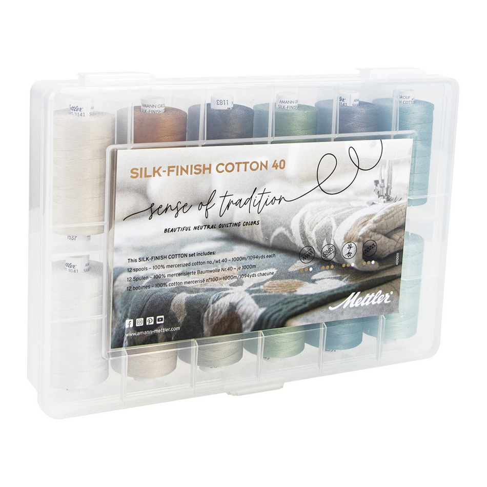 Mettler Silk Finish Cotton 40wt Sense of Tradition Kit