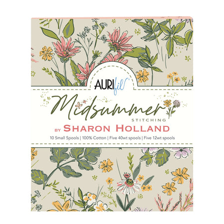 Midsummer Stitching by Sharon Holland — Aurifil Thread Set, 10 Spools