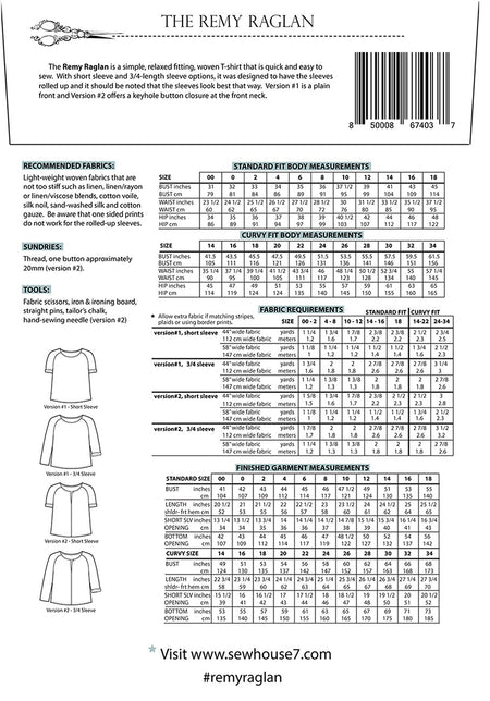 The Remy Raglan Pattern