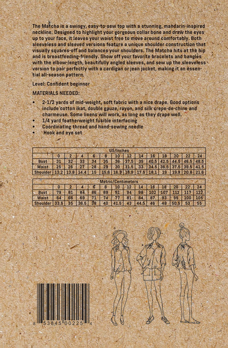 Matcha Top Sewing Pattern