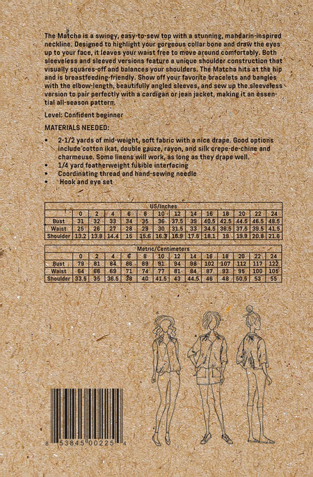 Matcha Top Sewing Pattern