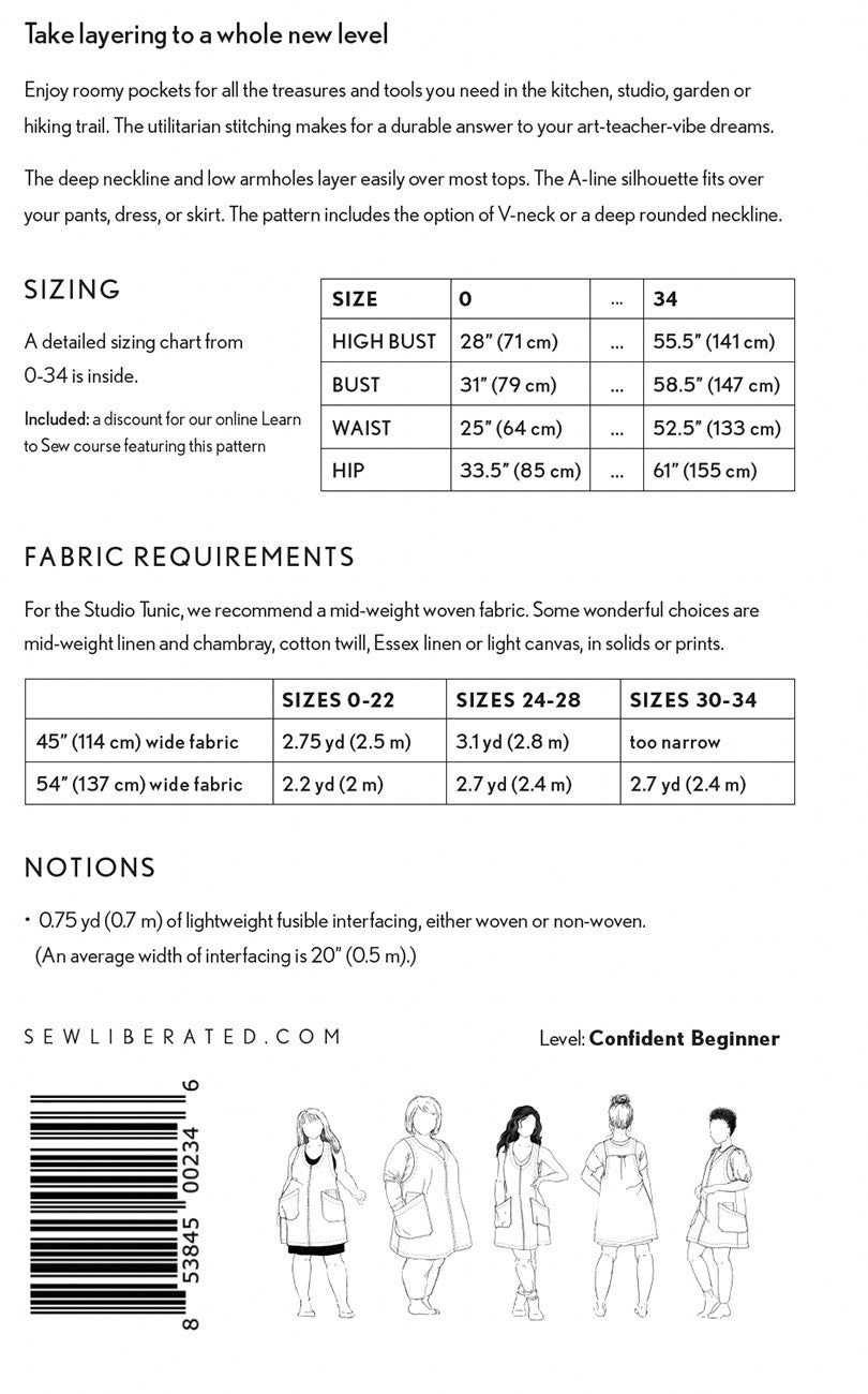 Studio Tunic Pattern