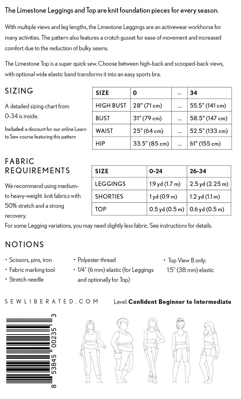 Limestone Leggins and Top Pattern