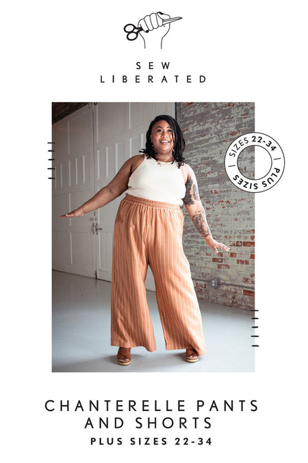 Chanterelle Pants and Shorts Sewing  sz 22-34 Patt