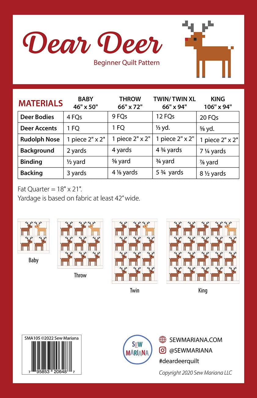 Dear Deer Pattern