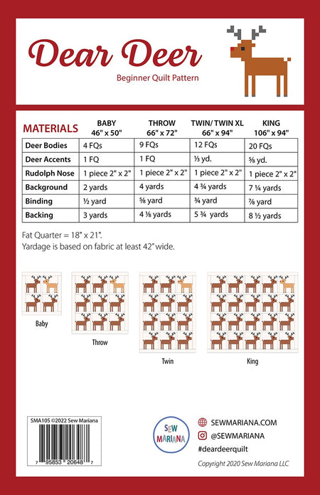 Dear Deer Pattern