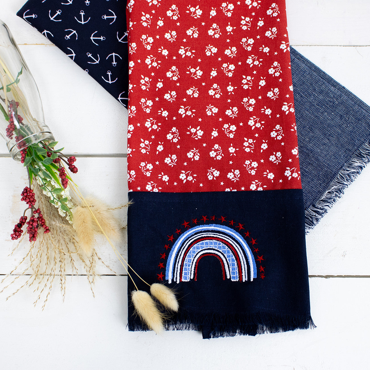 Fringed Tea Towels Pattern