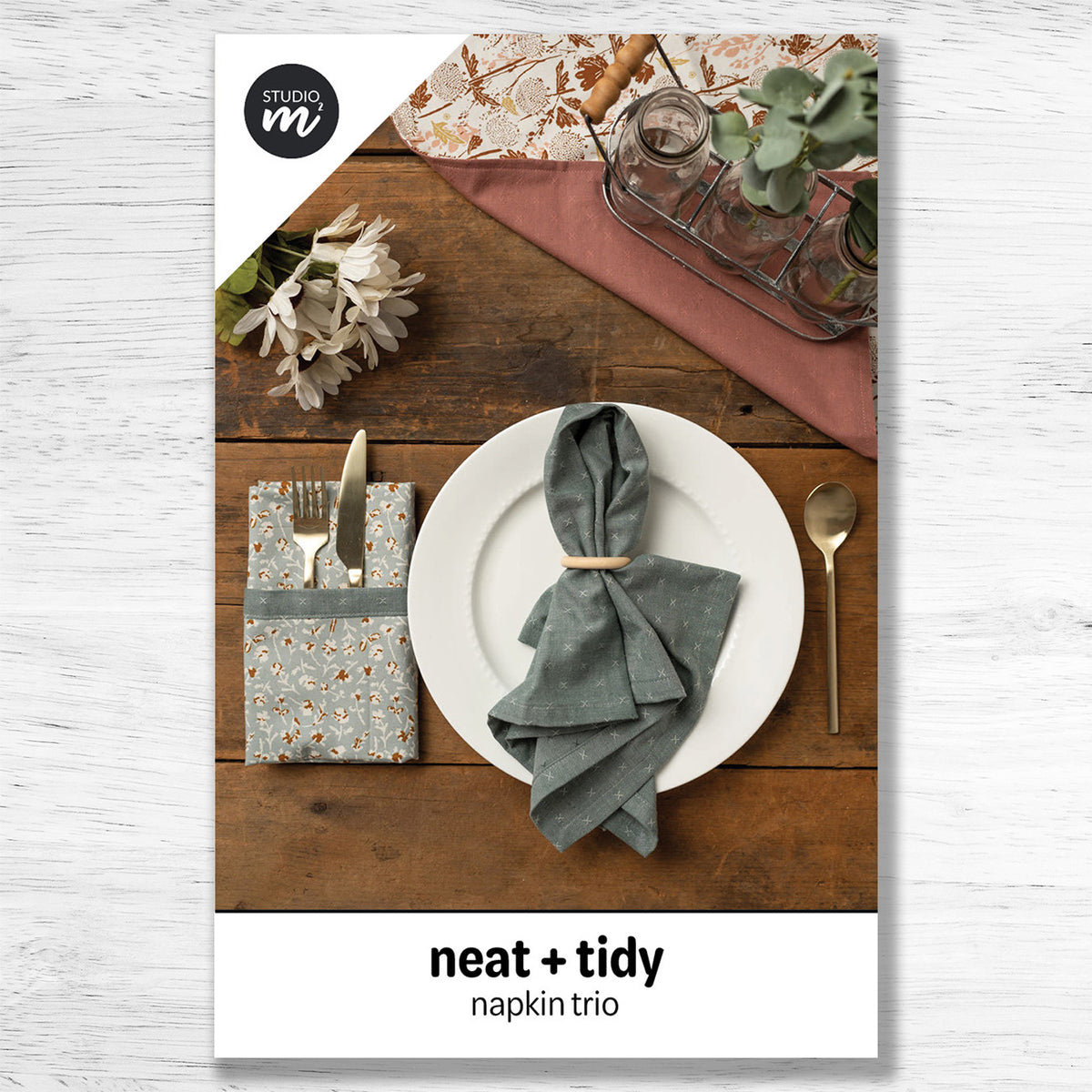Neat + Tidy Napkin Trio Pattern