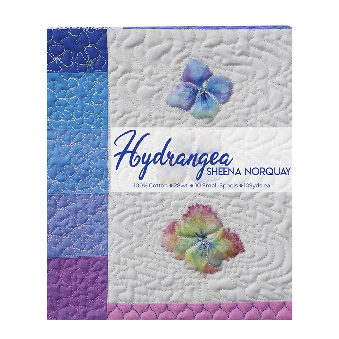 Hydrangea by Sheena Norquay — Aurifil 28wt Thread Set, 10 Spools