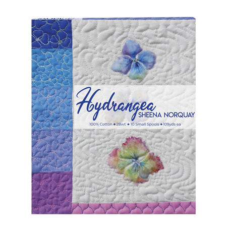 Hydrangea by Sheena Norquay — Aurifil 28wt Thread Set, 10 Spools