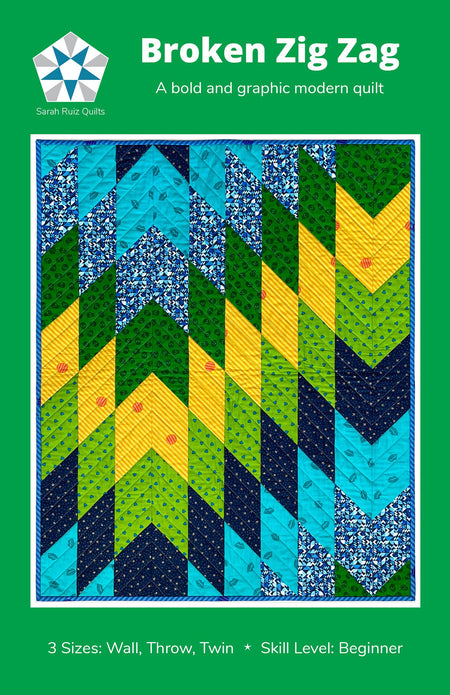 Broken Zig Zag Quilt Pattern