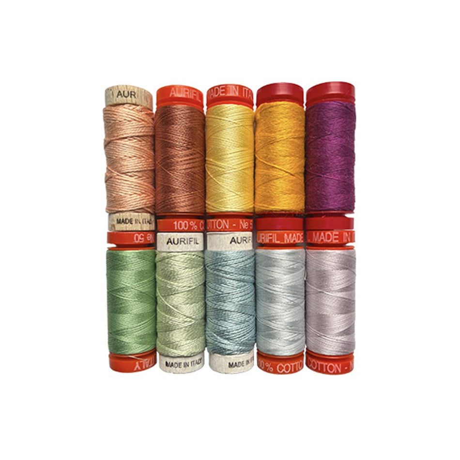 Patchwork Companion by Sandy Saengsuk — Aurifil Thread Set, 10 Spools