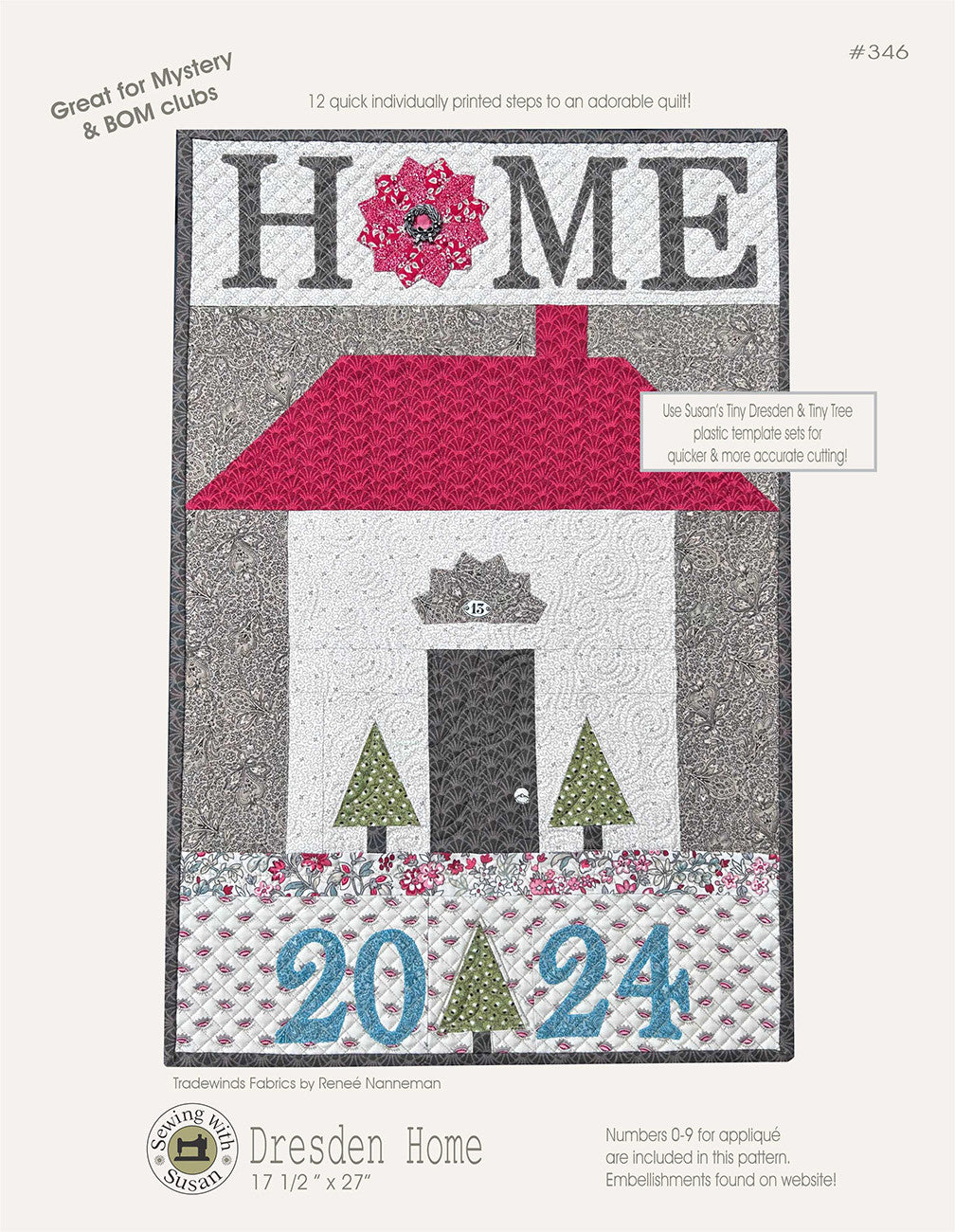 Dresden Home - 12 Step Sew Pattern