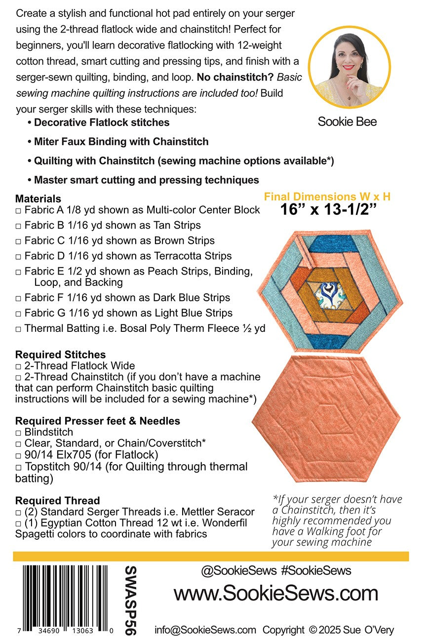 Honeycomb Serger Hot Pad