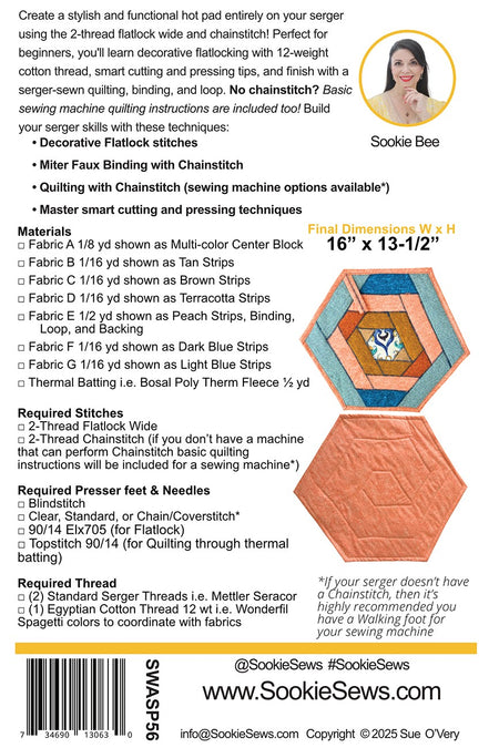 Honeycomb Serger Hot Pad