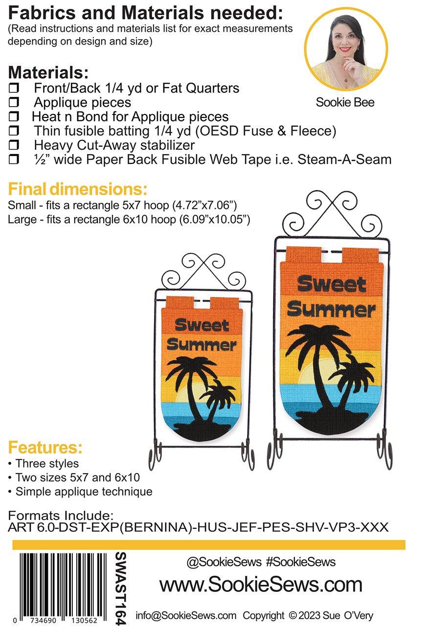 Summer Banner Set ITH