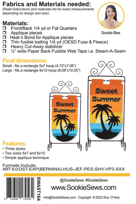 Summer Banner Set ITH