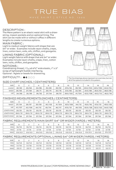Mave Pattern 0-18