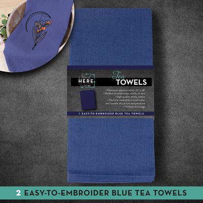OESD Tea Towels 20in x 28in 2 pk
