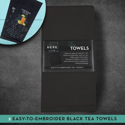 OESD Tea Towels 20in x 28in 2 pk