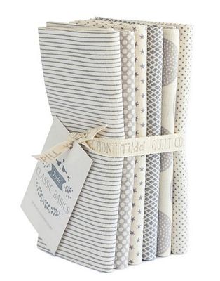 Tilda Basic Classics Fat Quarter Bundle Grey