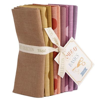 Tilda Seasonal Chambray Fat Quarter Bundle Autumn Hues