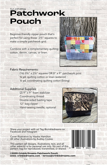 Patchwork Pouch Pattern