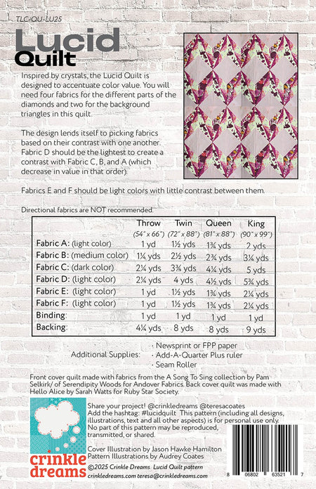 Lucid Quilt Pattern