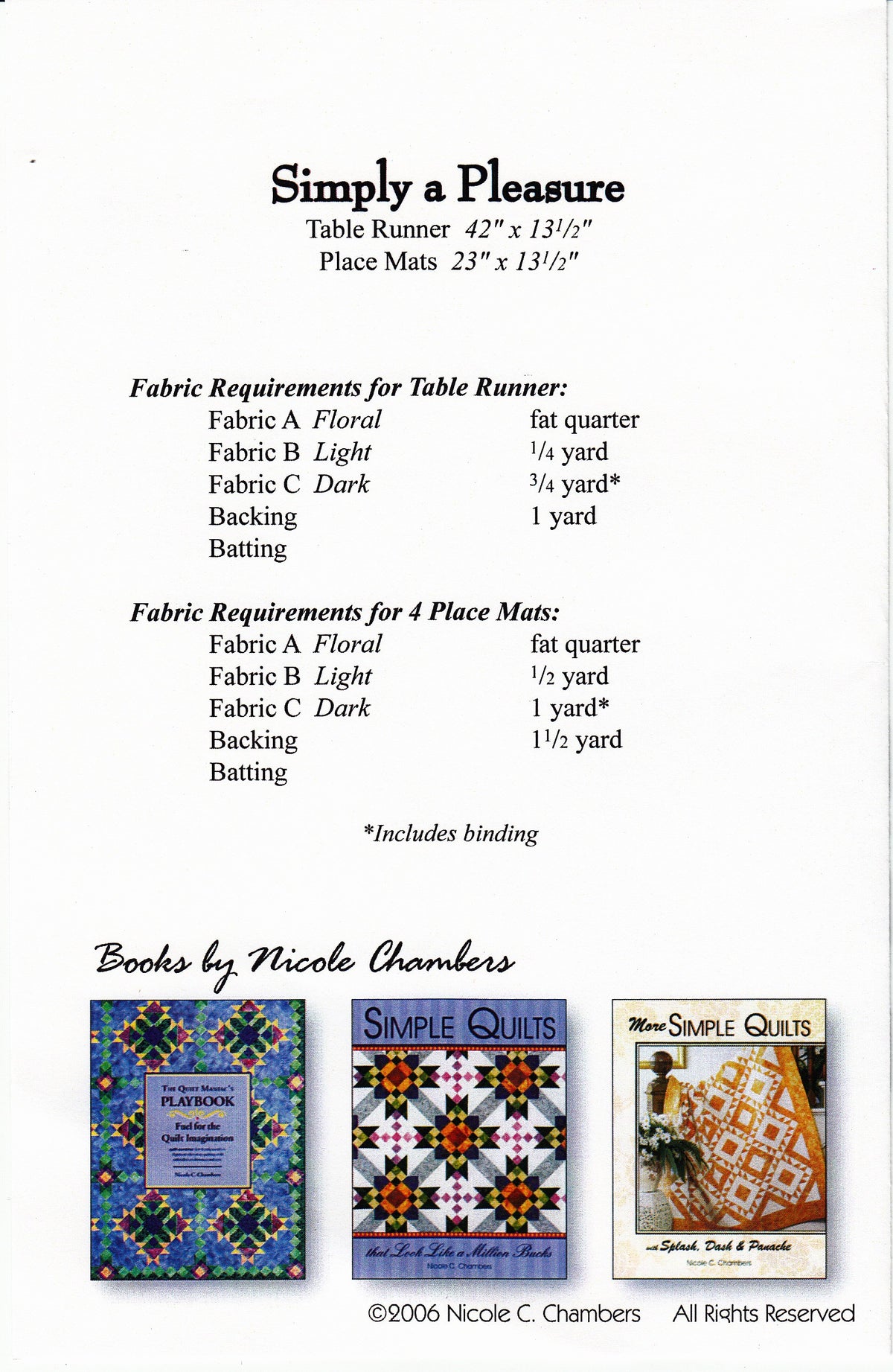 Simply a Pleasure