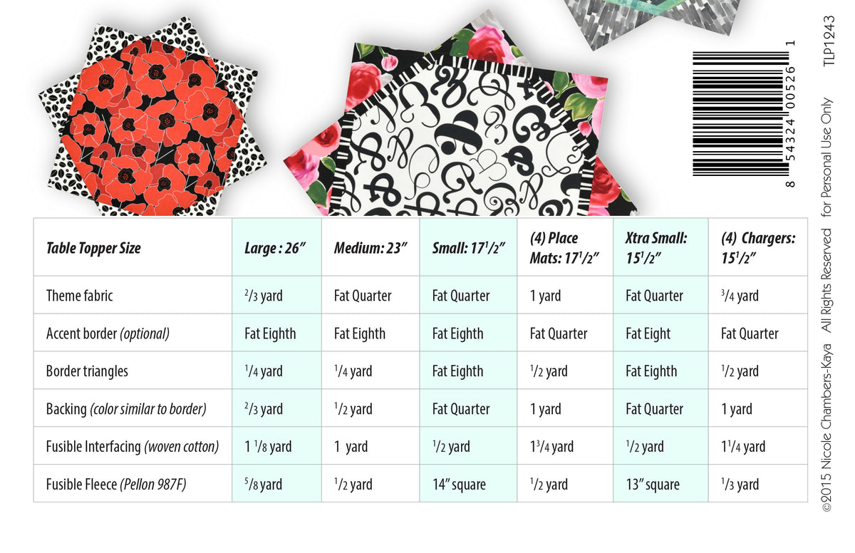 Anything Goes Table Topper