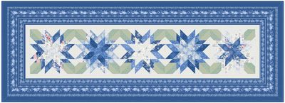 Blooming Stars Bed & Table Runner Pattern