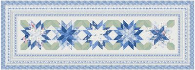 Blooming Stars Bed & Table Runner Pattern