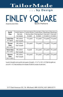 Finley Square  Quilt Pattern