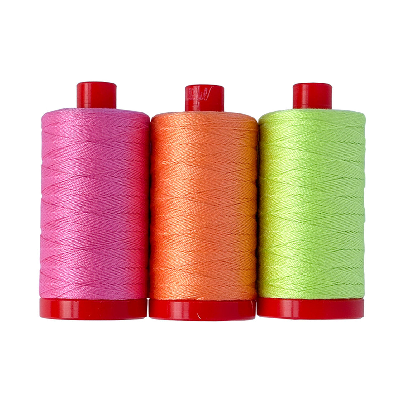 12wt Neon by Tula Pink — Aurifil 12wt Thread Set, 3 Spools