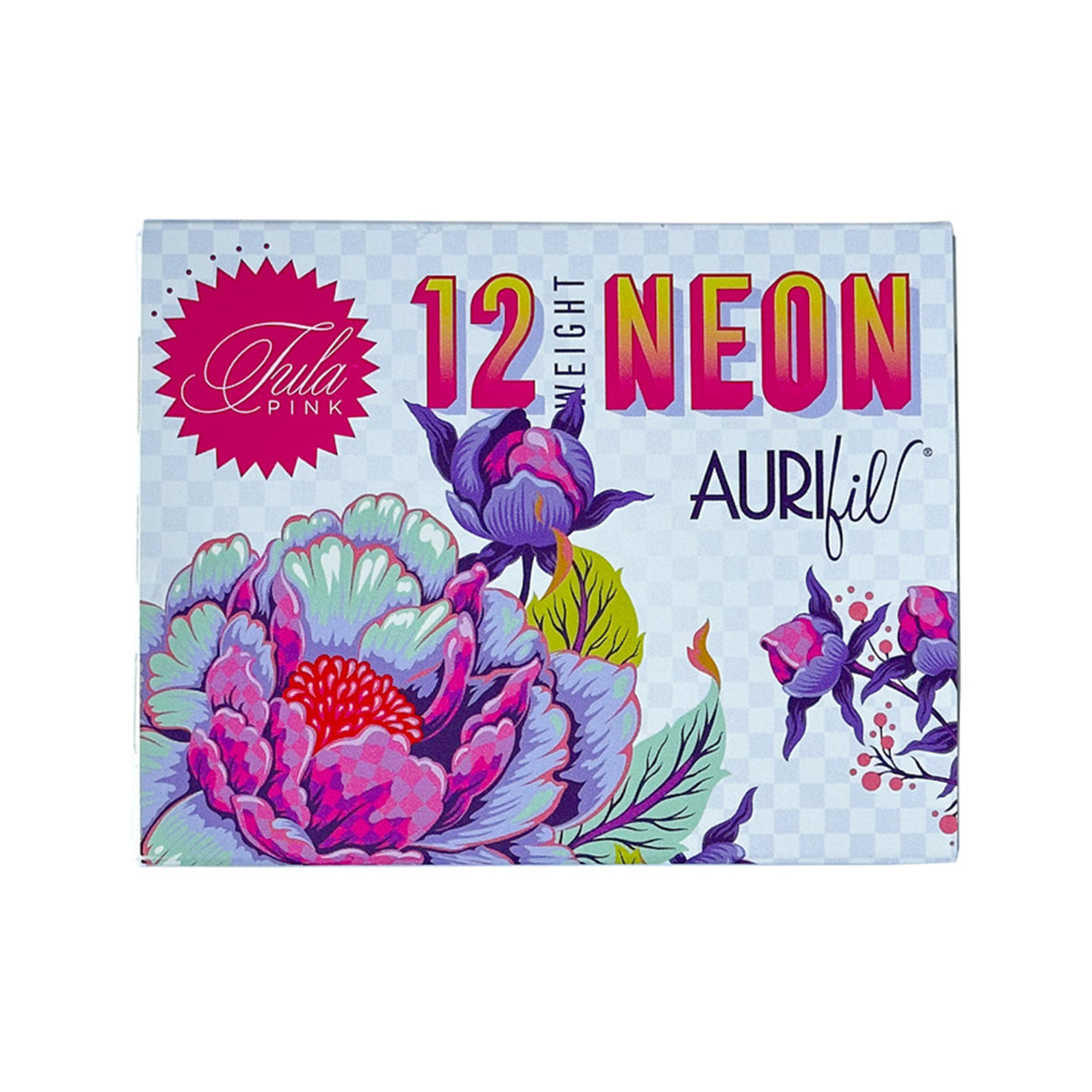 12wt Neon by Tula Pink — Aurifil 12wt Thread Set, 3 Spools