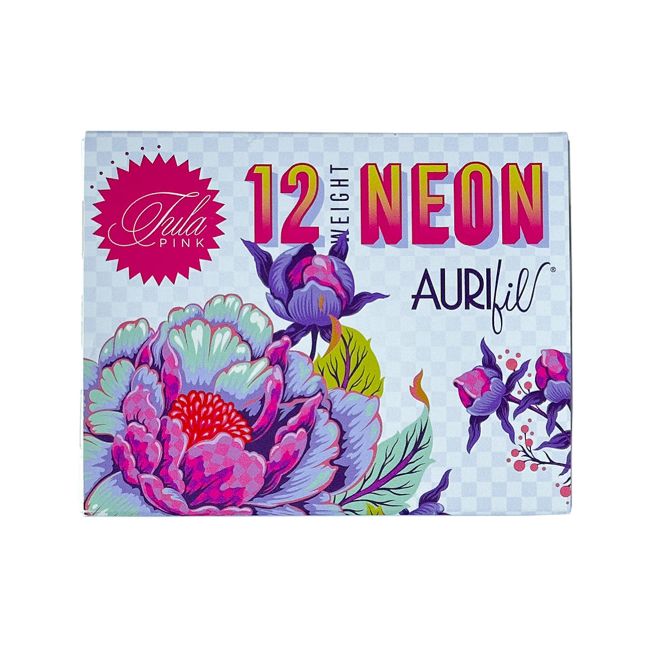 12wt Neon by Tula Pink — Aurifil 12wt Thread Set, 3 Spools