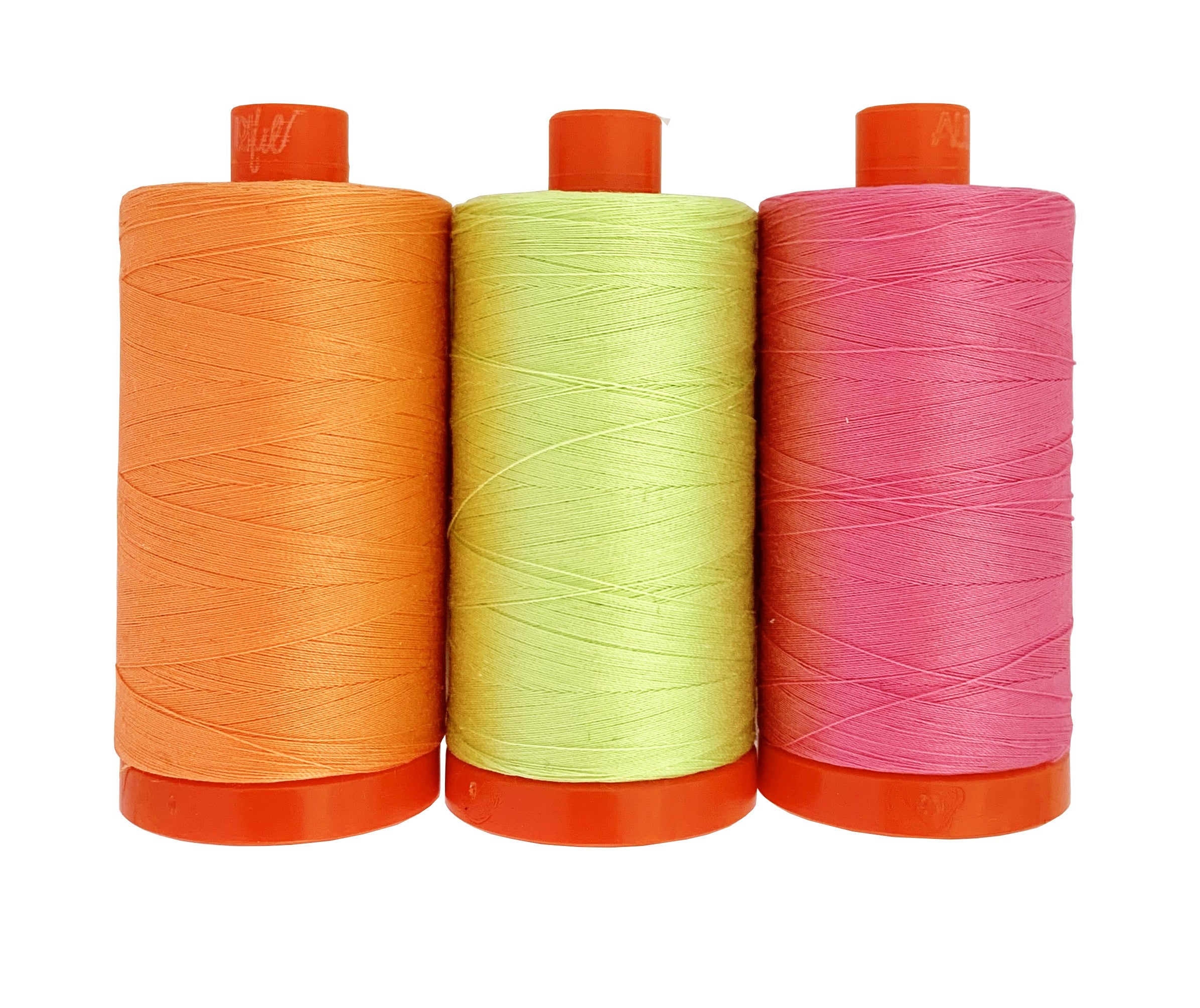 Neons & Neutrals by Tula Pink — Aurifil 50wt Thread Set, 3 Spools