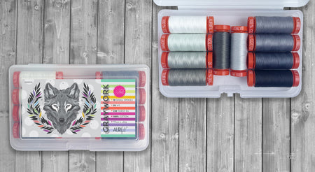 Graywork by Tula Pink — Aurifil 50wt Thread Set, 10 Spools
