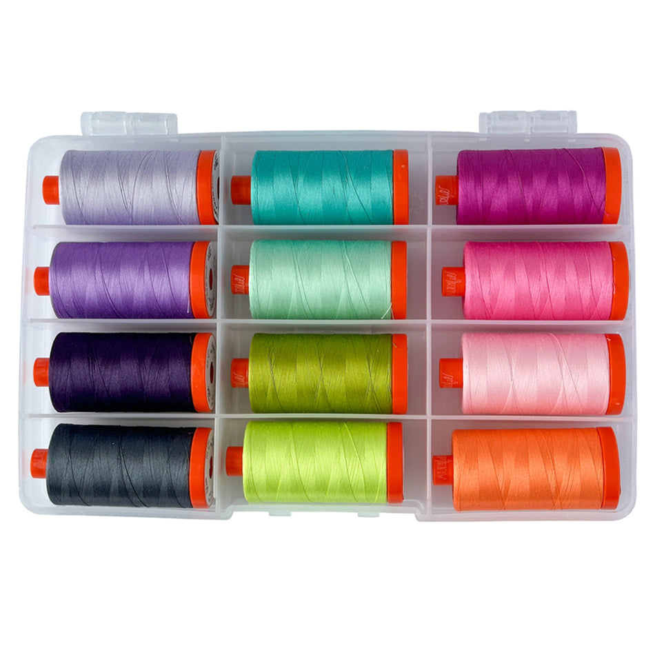 Aurifil Untamed 50wt + Neon by Tula Pink