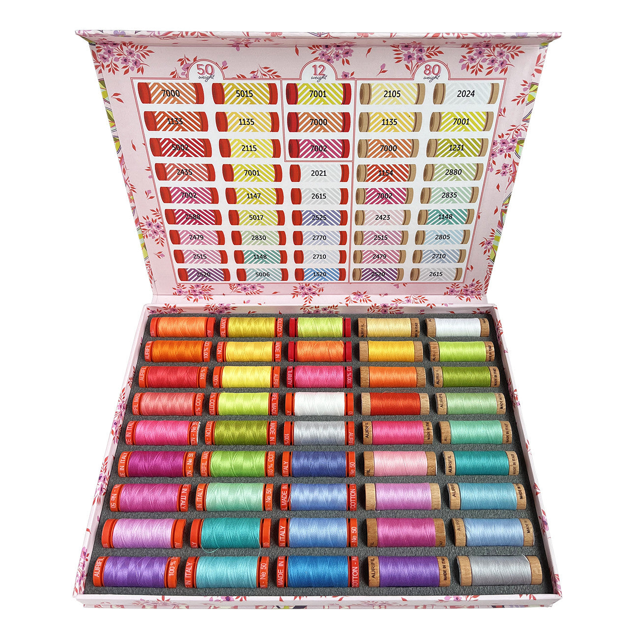 Full Moon Forest II by Tula Pink — Aurifil Thread Set, 45 Spools
