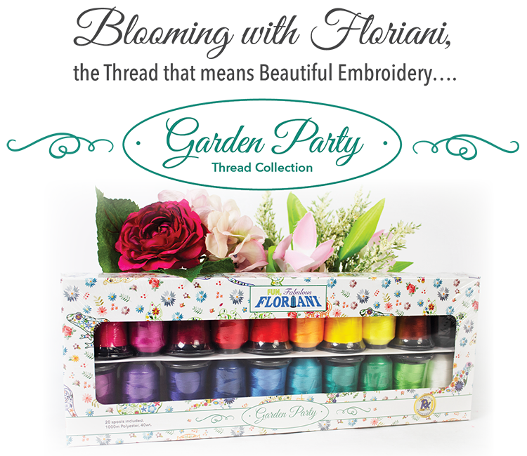 Floriani Garden Party 20 Spool Collection F-GP