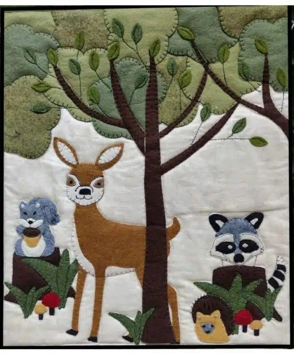Forest Critters Quilt Wall Hanging Kit