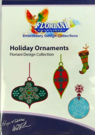 Holiday Ornaments Floriani Embroidery Design Collection