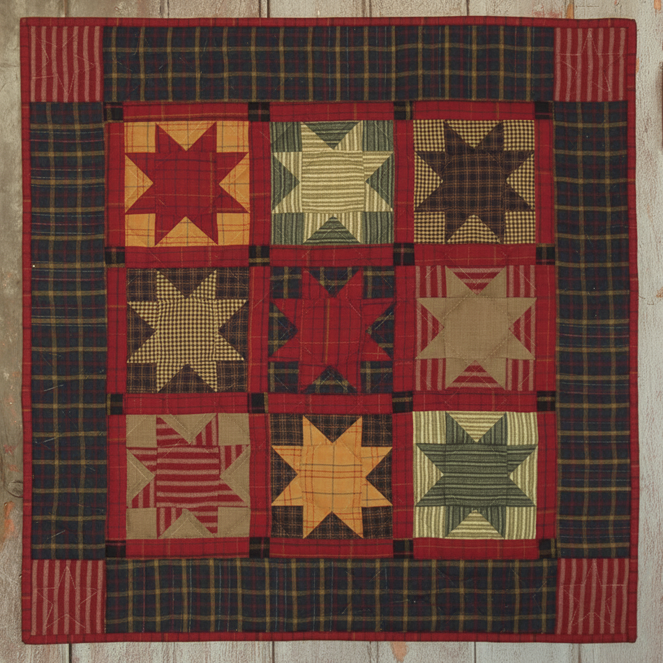 Homespun Stars Wall Quilt Kit from Rachels of Greenfield