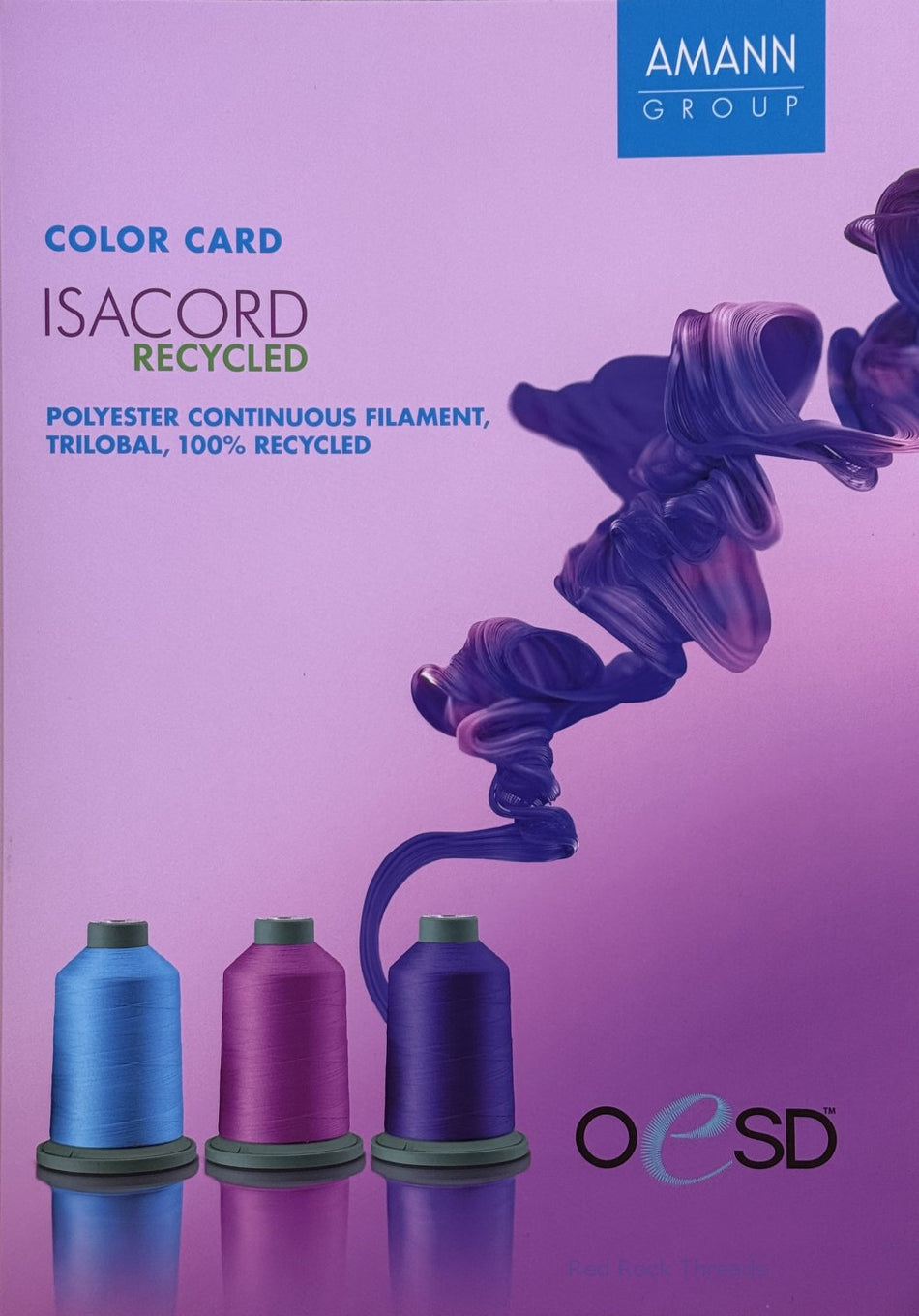 Isacord Recycled and Variegated Thread Chart