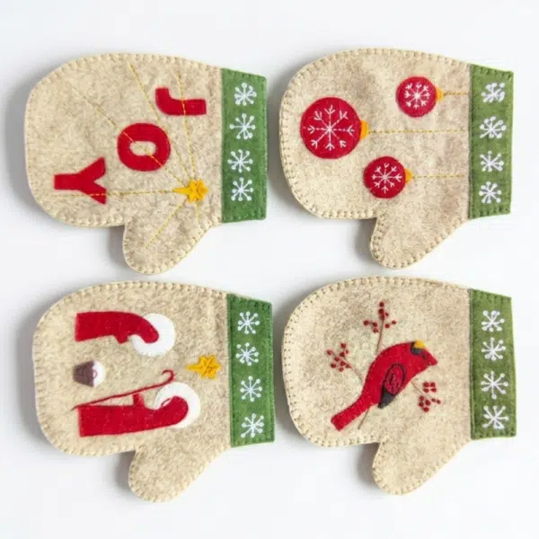 Joy Mittens Ornament Kit