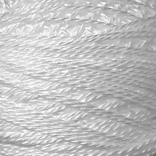 PCS12-003 White  - Valdani Size 12 Solid Perle Cotton