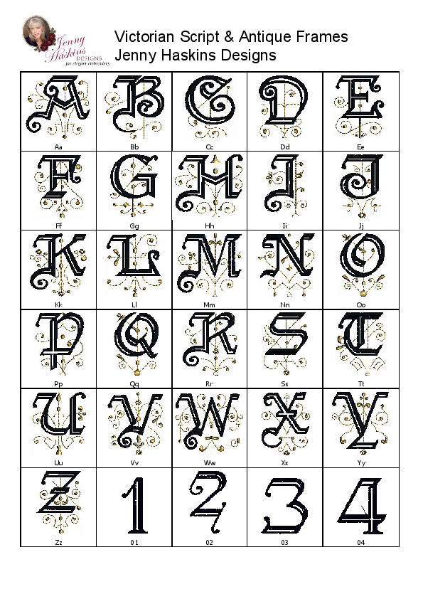 Jenny Haskins Designs: Victorian Script and Antique Frames – Red Rock ...