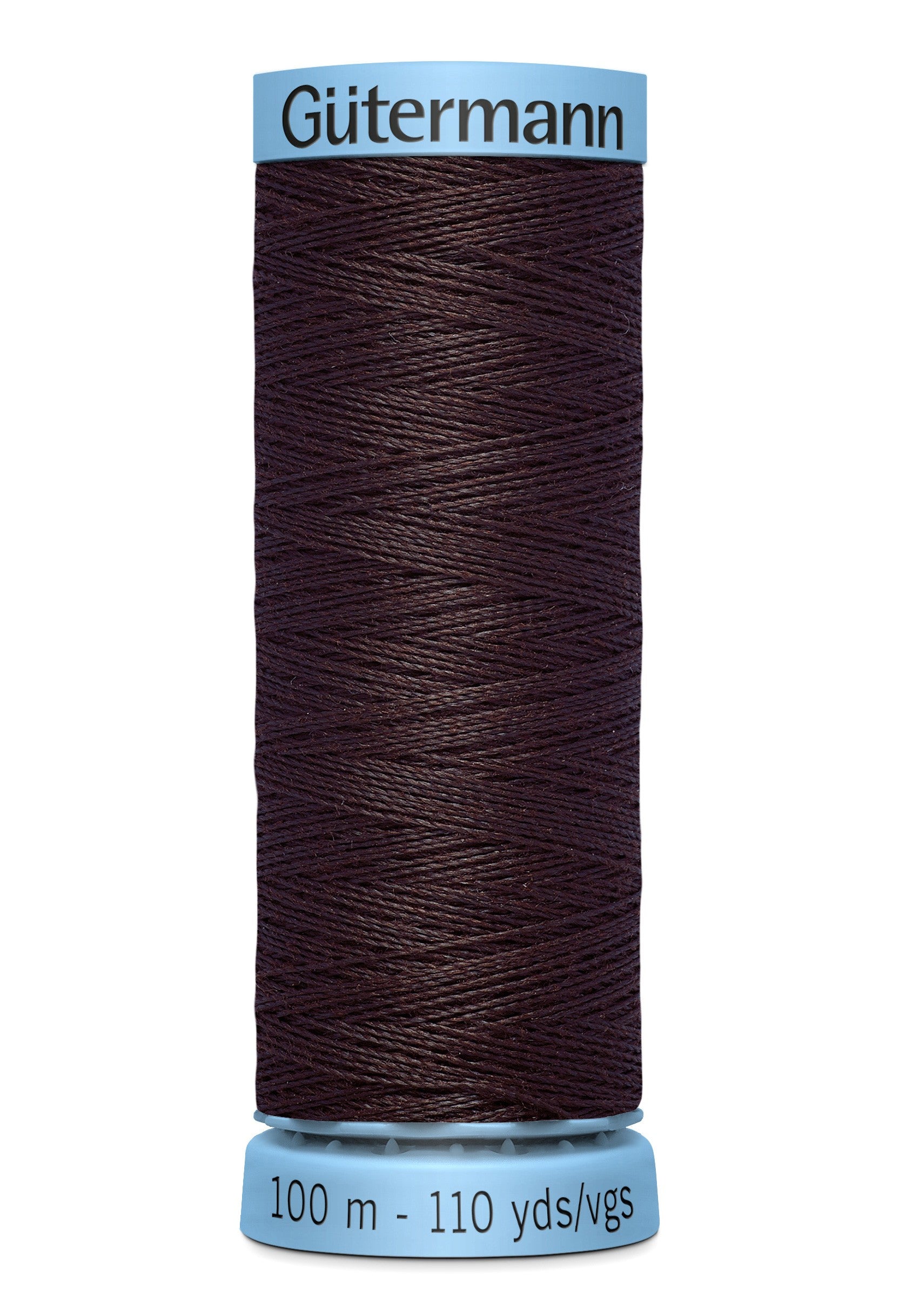 Gutermann 30wt Silk Thread 0023 Espresso 110yd