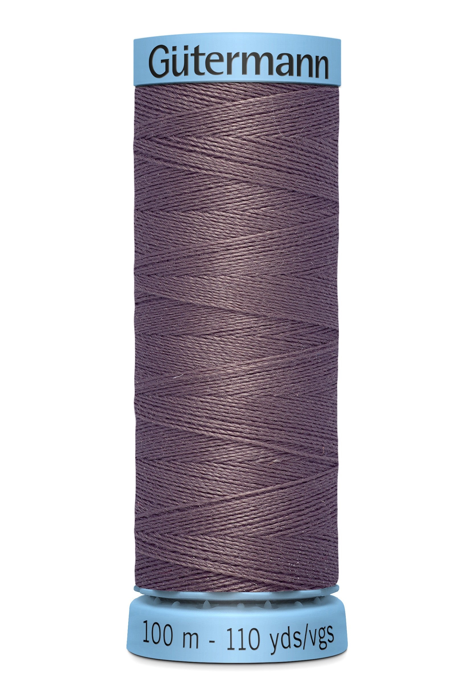 Gutermann 30wt Silk Thread 0127 Silver Purple 110yd